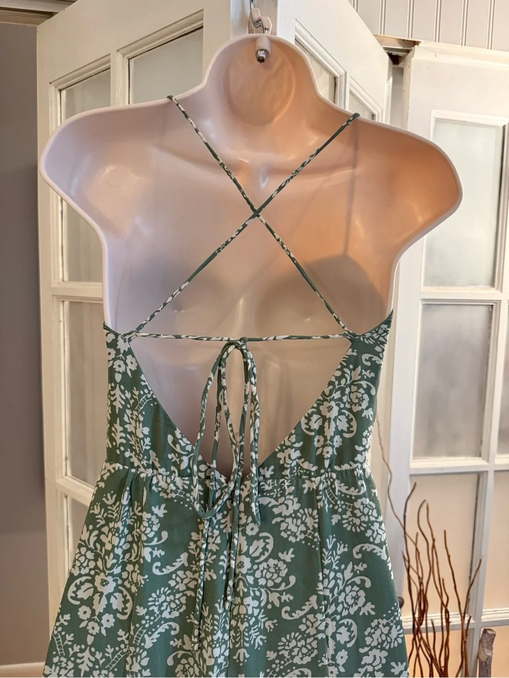 ✨Abercrombie & Fitch Green Maxi Dress XS✨